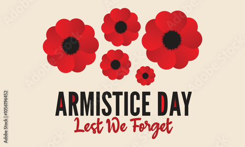  Armistice Day good for national Armistice Day celebration. flat design. 