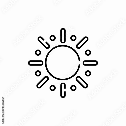 sun shine icon sign vector
