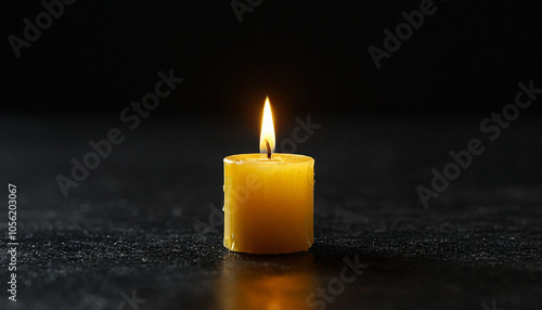 Candle Isolated Close Up Photo