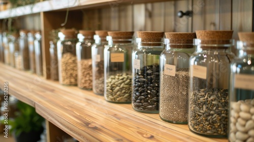 The workshop area also includes a seedsaving station where visitors can learn how to save and preserve seeds for future planting. photo