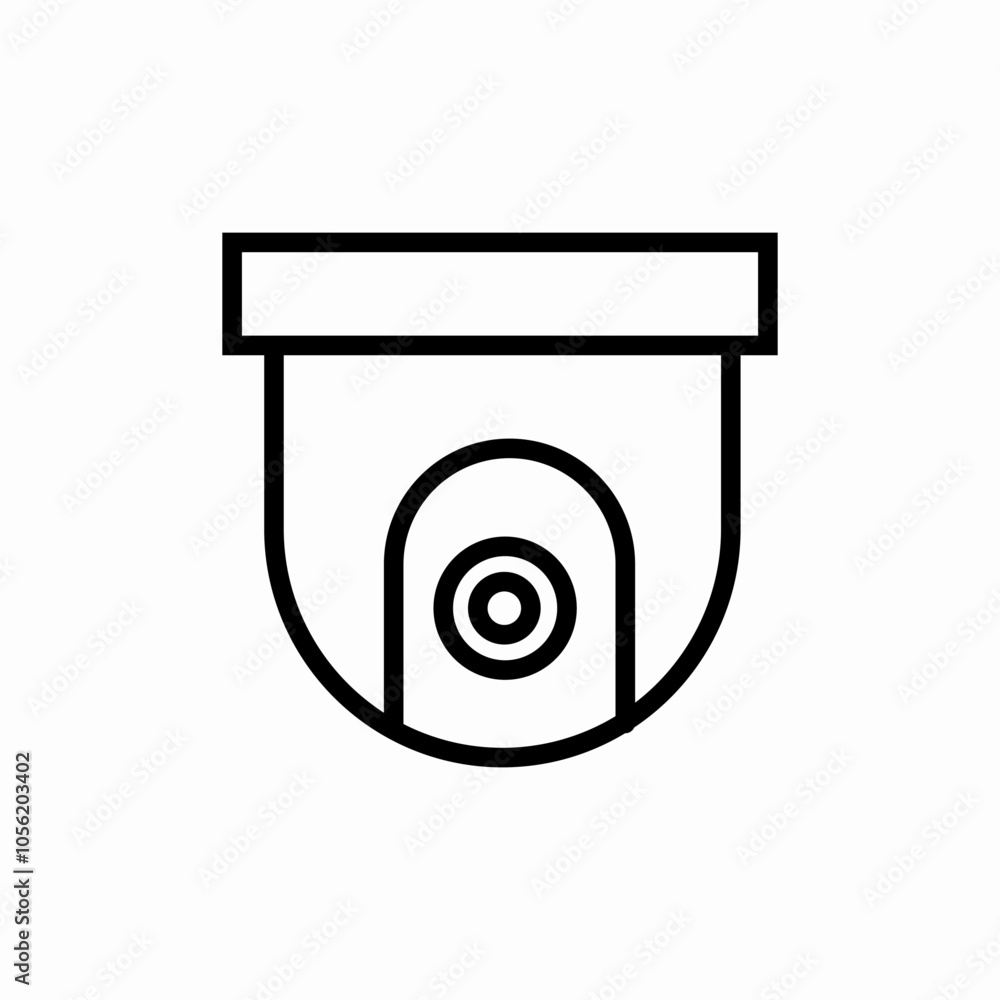 ceiling 360 cctv camera icon sign vector ceiling 360 cctv camera icon sign vector