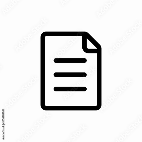 file text icon sign vector
