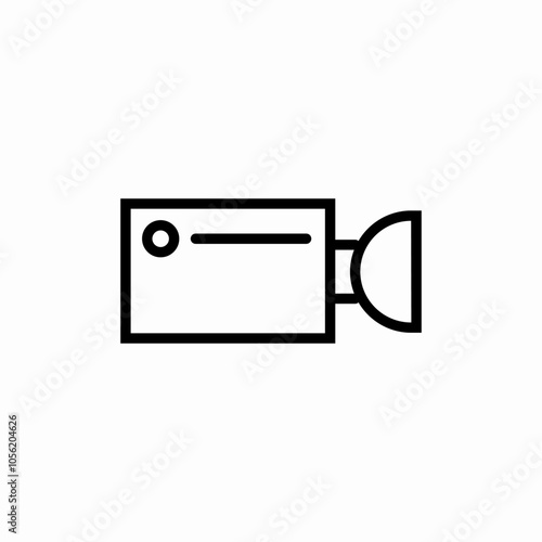 video web camera  icon sign vector