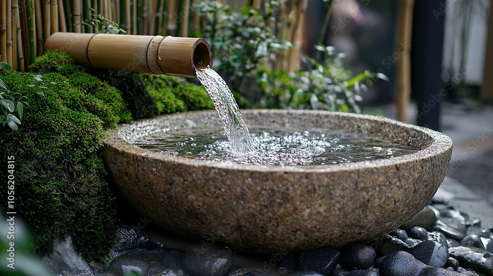 A detailed photo of a ceramic basin filled with clear liquid, featuring an attached wooden straw protruding from its surface A detailed photo of a ceramic basin filled with clear liquid, featuring an attached wooden straw protruding from its surface