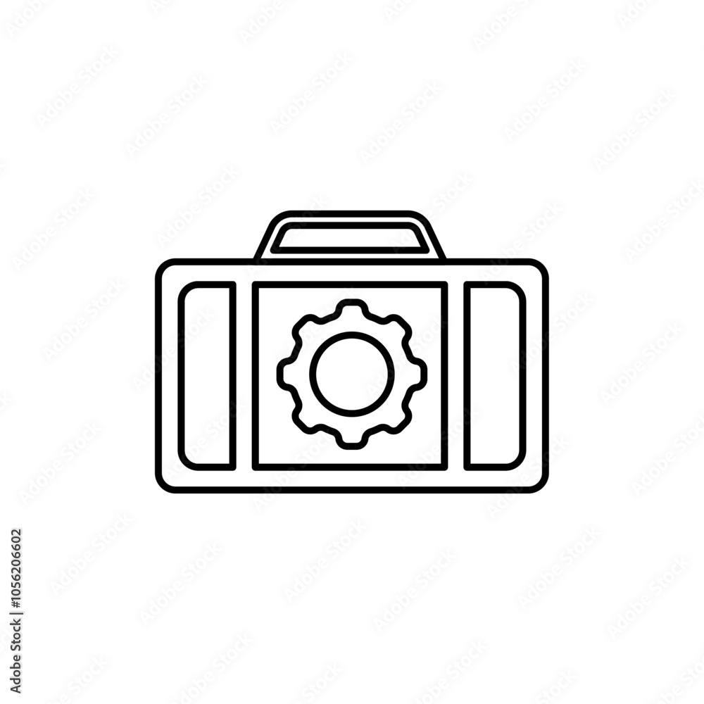 Work experience icon logo sign set vector outline Work experience icon logo sign set vector outline