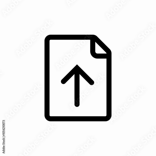 upload file icon sign vector