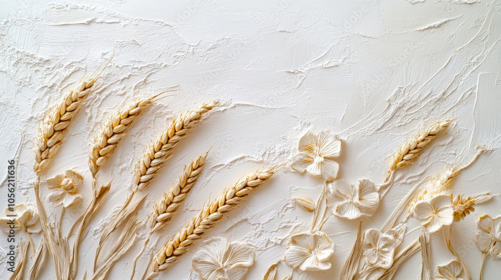 Stock illustration of a wheat ear.
Stock illustration of a wheat ear.