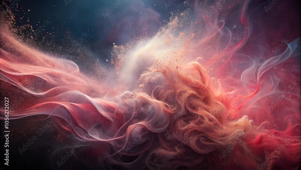 Abstract background of swirling wine smoke and dust particles floating gracefully, abstract, background, swirl, wine Abstract background of swirling wine smoke and dust particles floating gracefully, abstract, background, swirl, wine