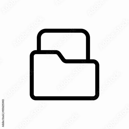 folder file icon sign vector