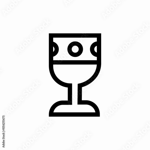 king glass icon sign vector