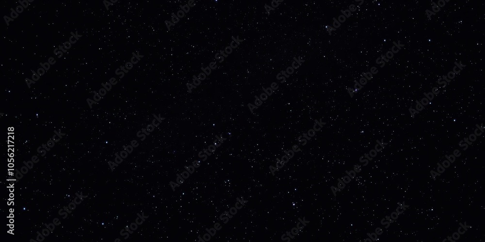 Fototapeta premium Starry night sky with twinkling stars on dark background, dark, beauty