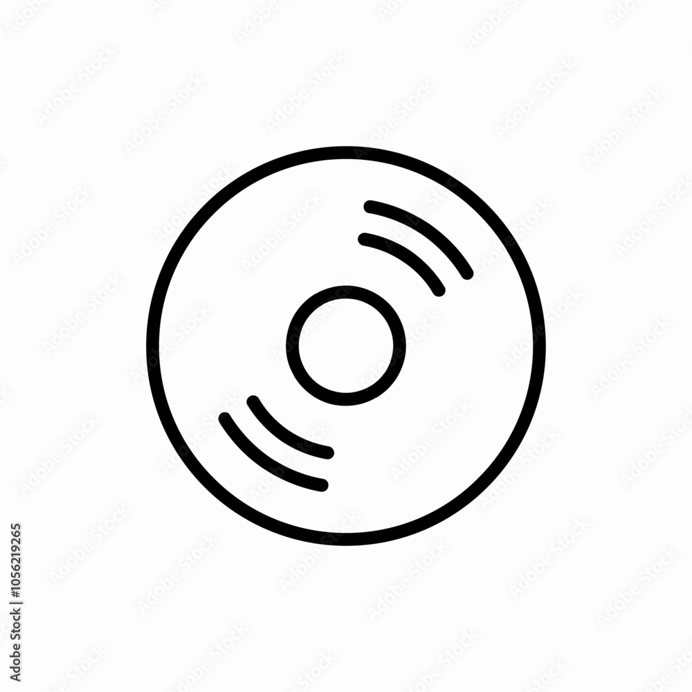 disc cd blank cd icon sign vector disc cd blank cd icon sign vector