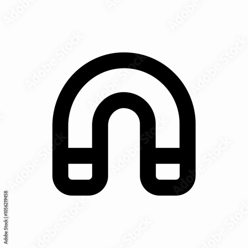 magnet magnetism icon sign vector
