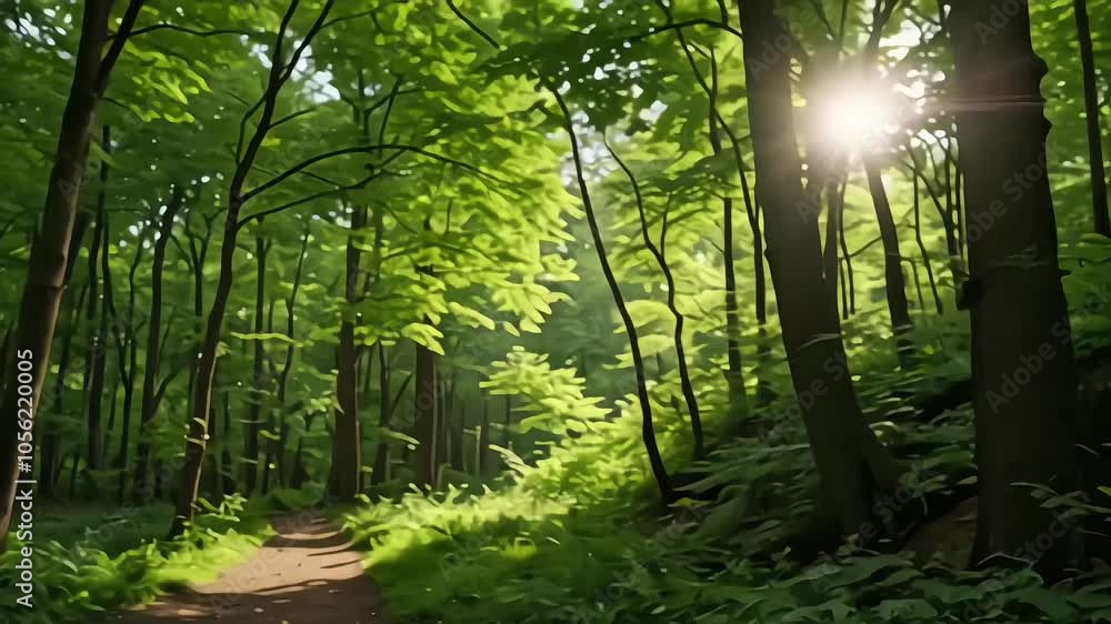 with white puffy fluffy cumulus cloud & cloudscape in tropical summer o horizon at daylight sunshine day,vedio Editors work edit concept walking vedio shot of Road through the forest in Thung Salaeng 