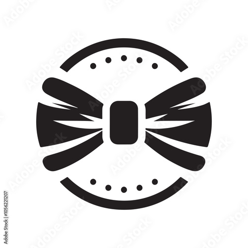 High-Quality Bow Tie Silhouette Vectors for Logo & Branding Use