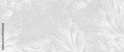 White frozen glass background with ice for cover design, cards, flyer, poster, banner. Winter vector backdrop. Hand drawn Christmas illustration. Merry Christmas! Happy New Year! Snow.