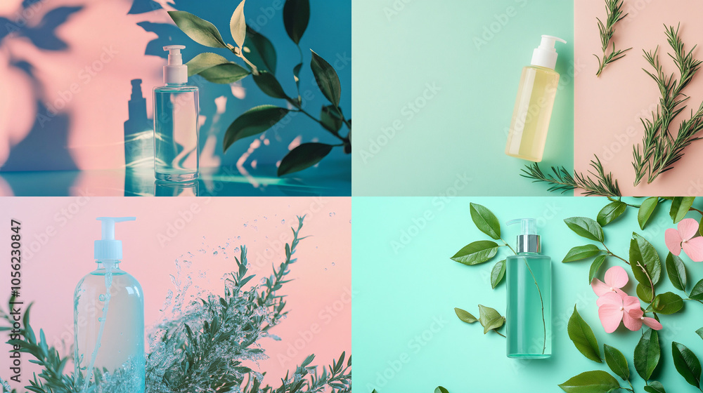 collage of spa treatment