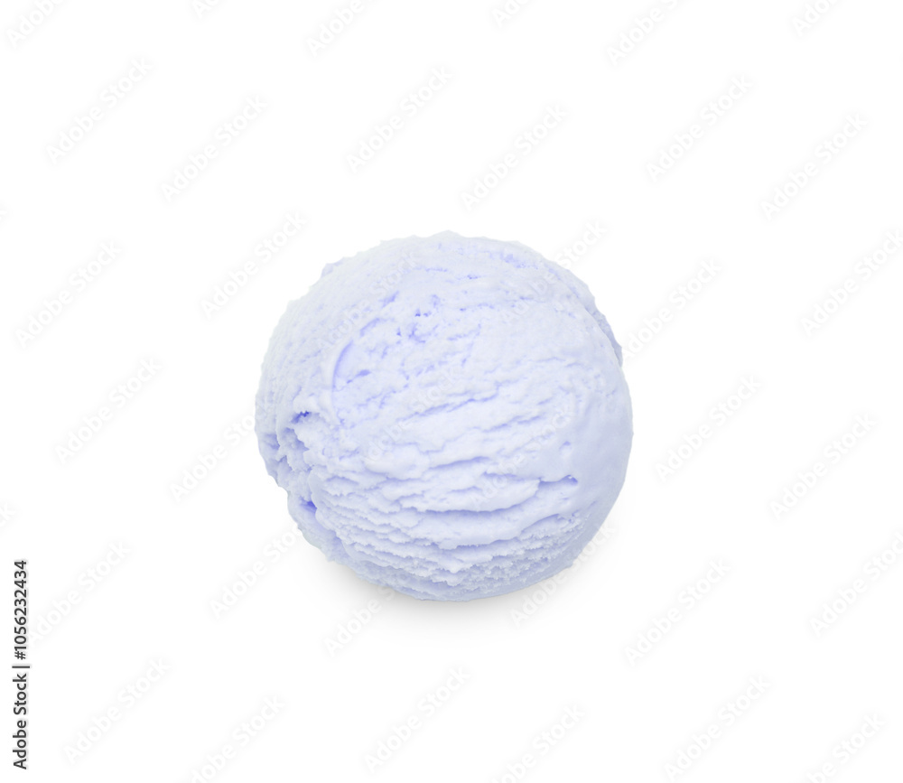 Scoop of yummy ice cream isolated on white Scoop of yummy ice cream isolated on white