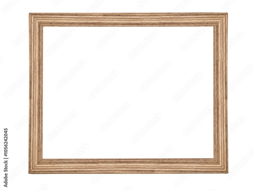 wooden photo frame on white background isolated wooden photo frame on white background isolated