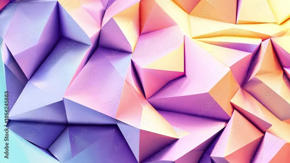 Colorful geometric shapes creating an abstract background with vibrant gradients and sharp angles in a digital design Colorful geometric shapes creating an abstract background with vibrant gradients and sharp angles in a digital design