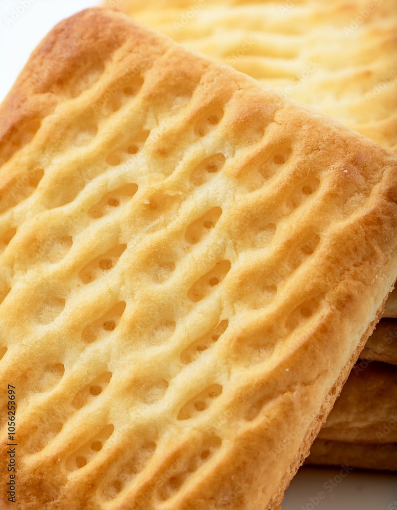 Close-up of crispy crackers Close-up of crispy crackers