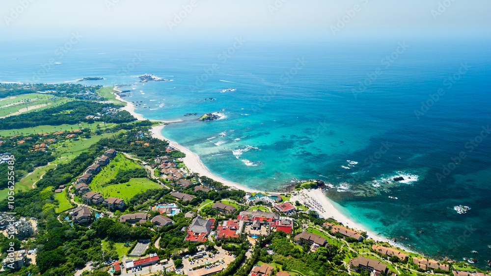 Mexican Coastline with Crystal Clear Water Beaches. Punta Mita, Nayarit. Mexican Coastline with Crystal Clear Water Beaches. Punta Mita, Nayarit.