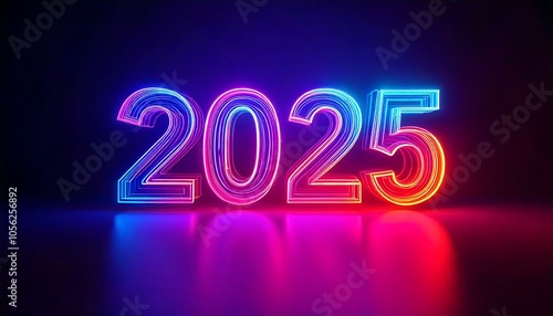 Happy New Year 2025 - generative ai, üretken yapay zeka