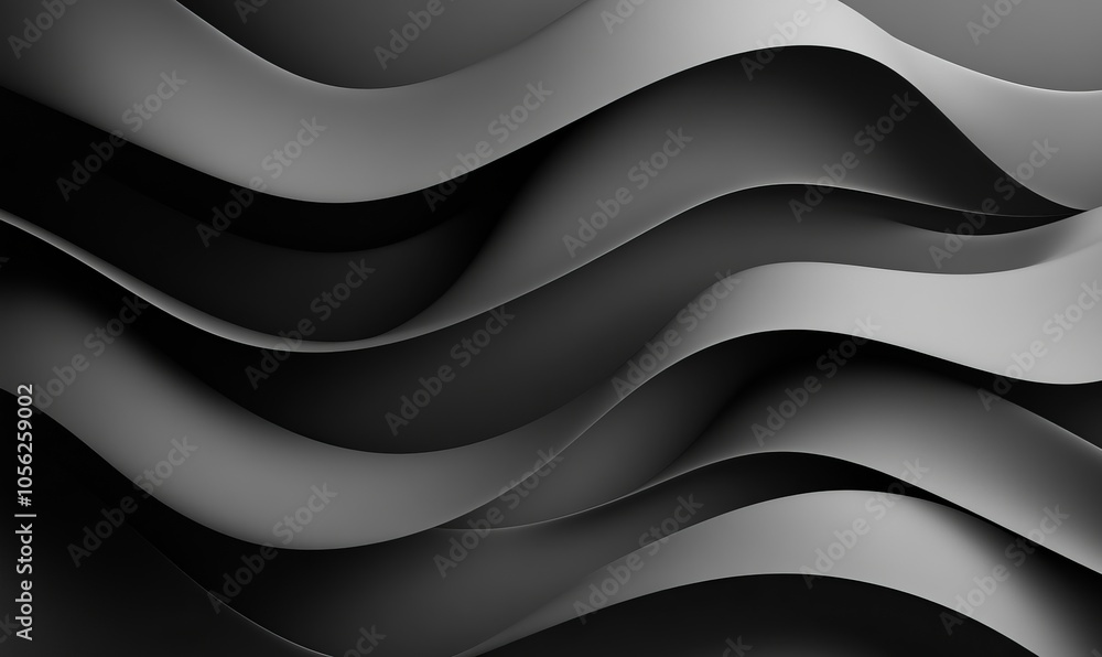 Abstract Anthracite Fluid Wave Background for Modern Presentations Abstract Anthracite Fluid Wave Background for Modern Presentations