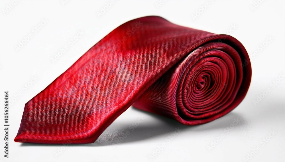 red tie isolated on white background red tie isolated on white background