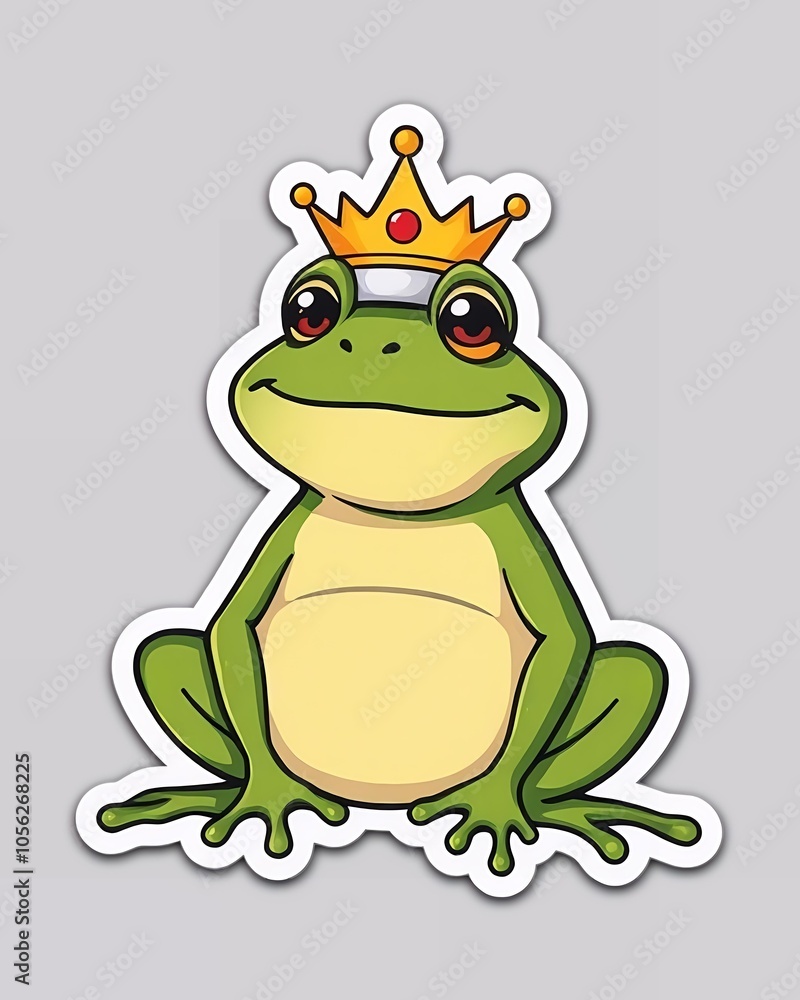 Fototapeta premium frog sticker