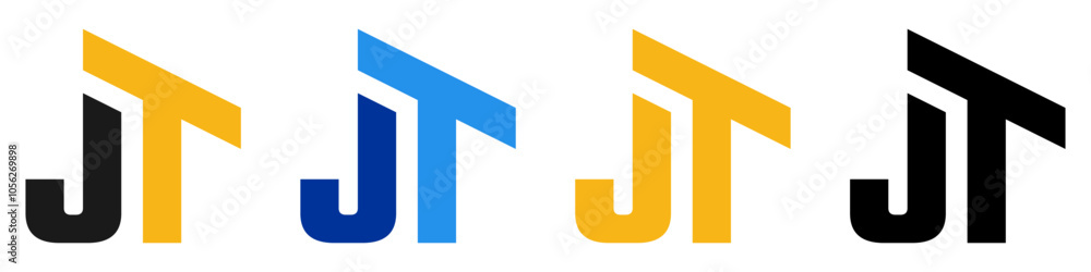 J T vector logo design, icon j t, jt construction logo, letter jt, branding, symbol, logotype, initials , typography , company J T vector logo design, icon j t, jt construction logo, letter jt, branding, symbol, logotype, initials , typography , company