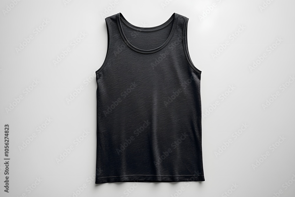 Dark grey tank top minimalist streetwear mockup Dark grey tank top minimalist streetwear mockup