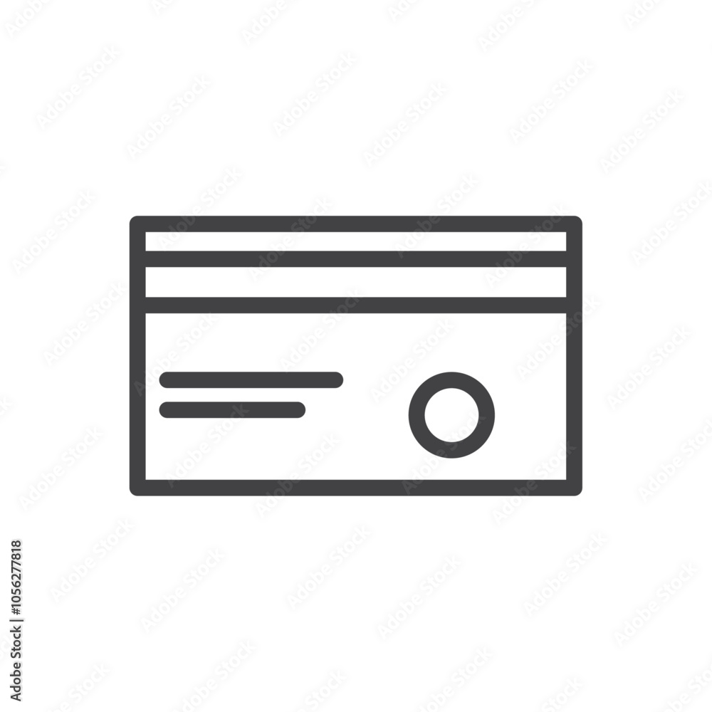 Credit card icon Symbol mark in filled style Credit card icon Symbol mark in filled style