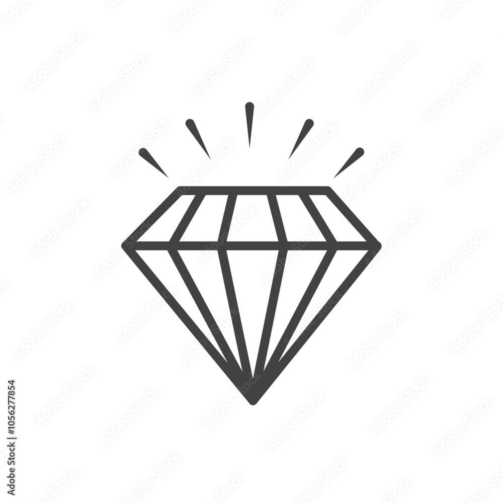 Diamond icon Symbol mark in filled style Diamond icon Symbol mark in filled style