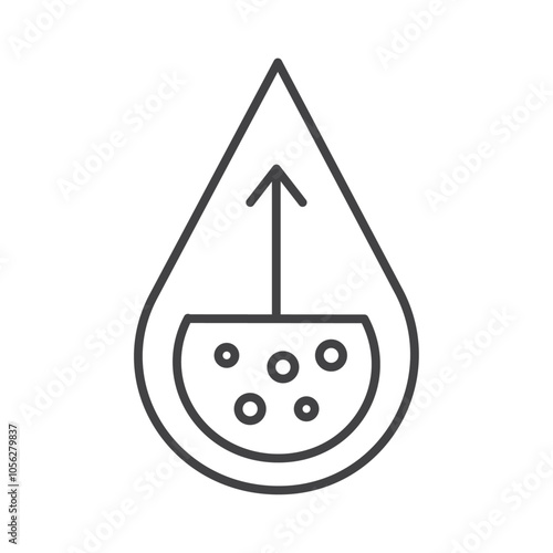 High cholesterol icon Symbol mark in filled style
