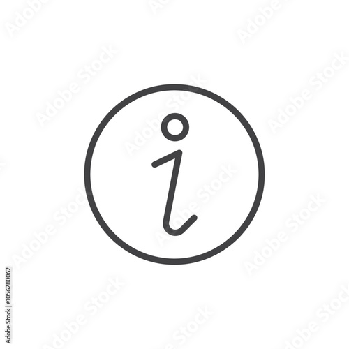 Info icon Symbol mark in filled style