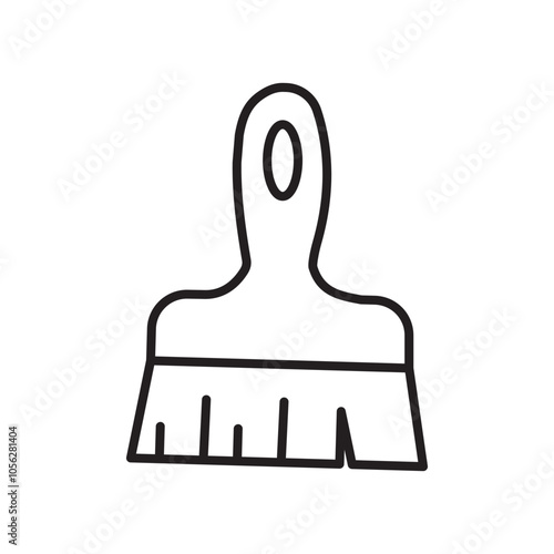 paint brush icon. paint brush symbol template for graphic