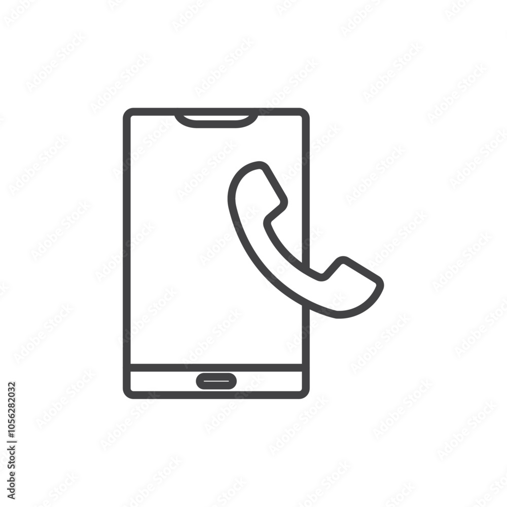 Phone icon Symbol mark in filled style Phone icon Symbol mark in filled style