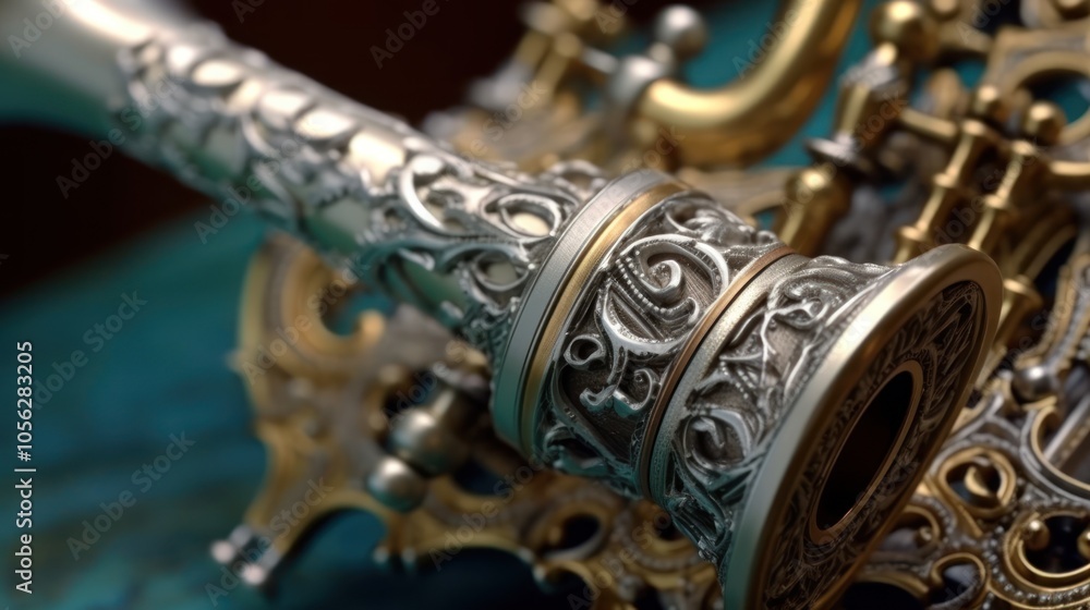 Intricate Ornamental Design of a Mechanical Device Intricate Ornamental Design of a Mechanical Device
