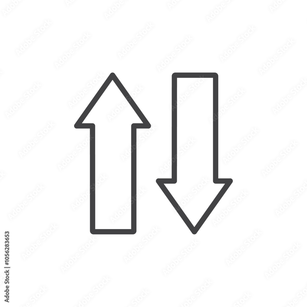 Transfer arrows icon Symbol mark in filled style Transfer arrows icon Symbol mark in filled style