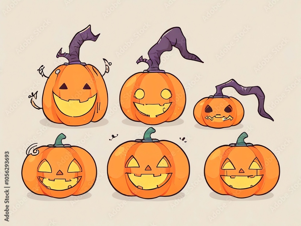 Cute Halloween Pumpkins Cute Halloween Pumpkins