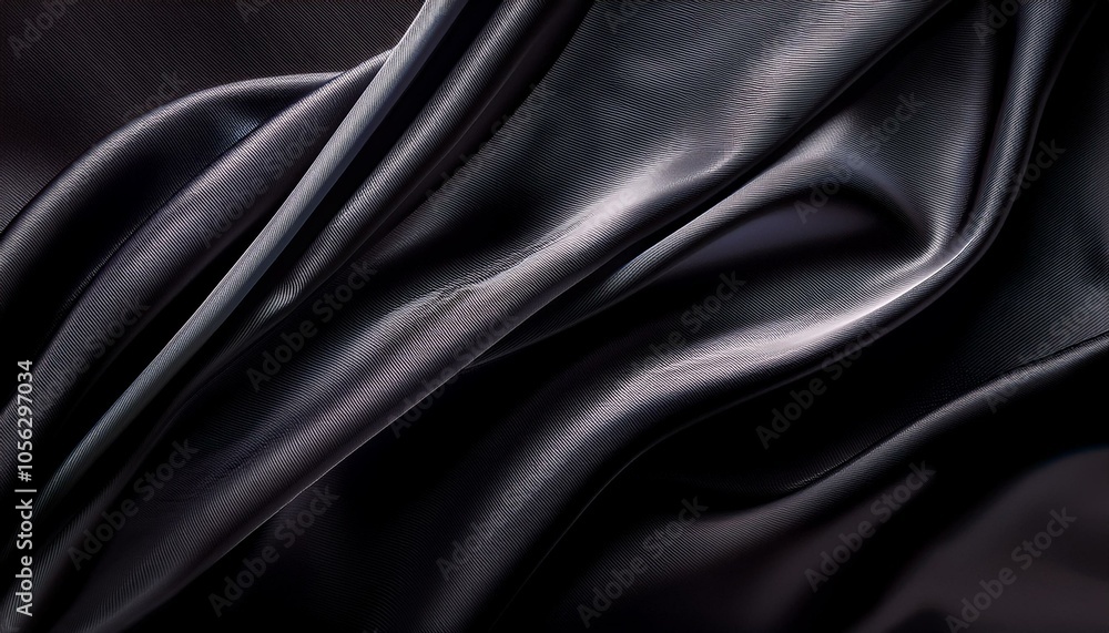 Obraz premium シンプルで上品なサテン光沢のブラック