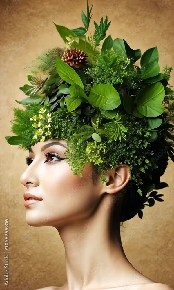 person conceptual s nature ad image out made elements nature calming graphic woman meditation mental health brain dream healing conceptual well-being transformation leaves growth wellness calm tree person conceptual s nature ad image out made elements nature calming graphic woman meditation mental health brain dream healing conceptual well-being transformation leaves growth wellness calm tree