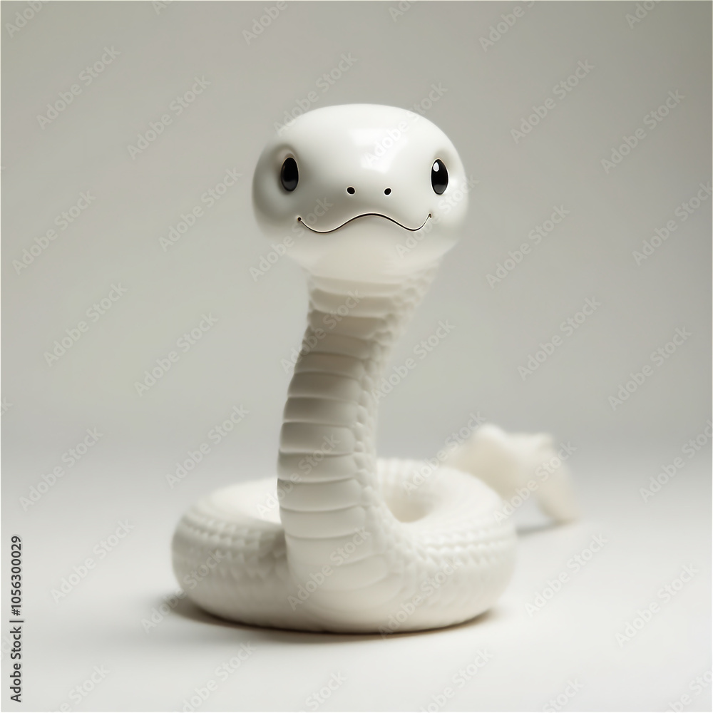 Fototapeta premium white snake