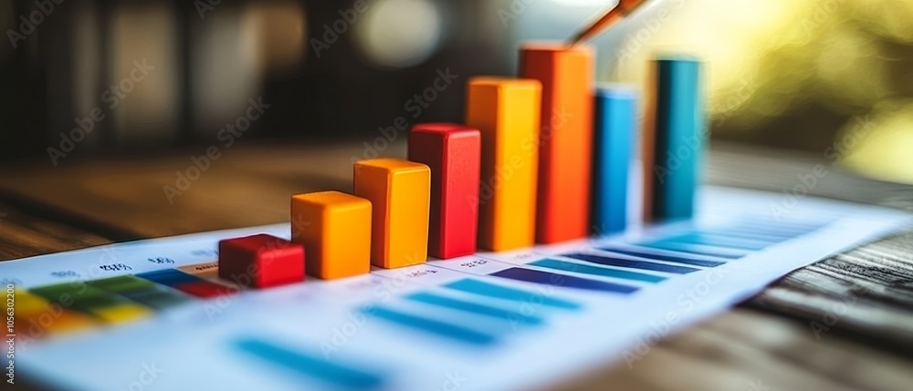 Strategic Planning Session A Hyperrealistic Visualization of Dynamic Growth and Data Analysis