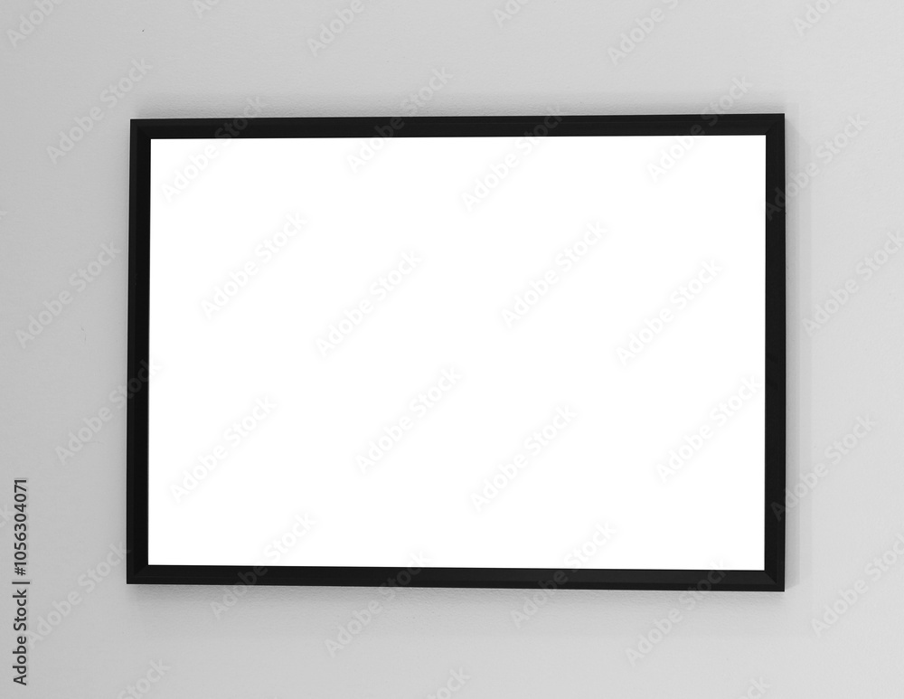 Framed picture on the wall Framed picture on the wall