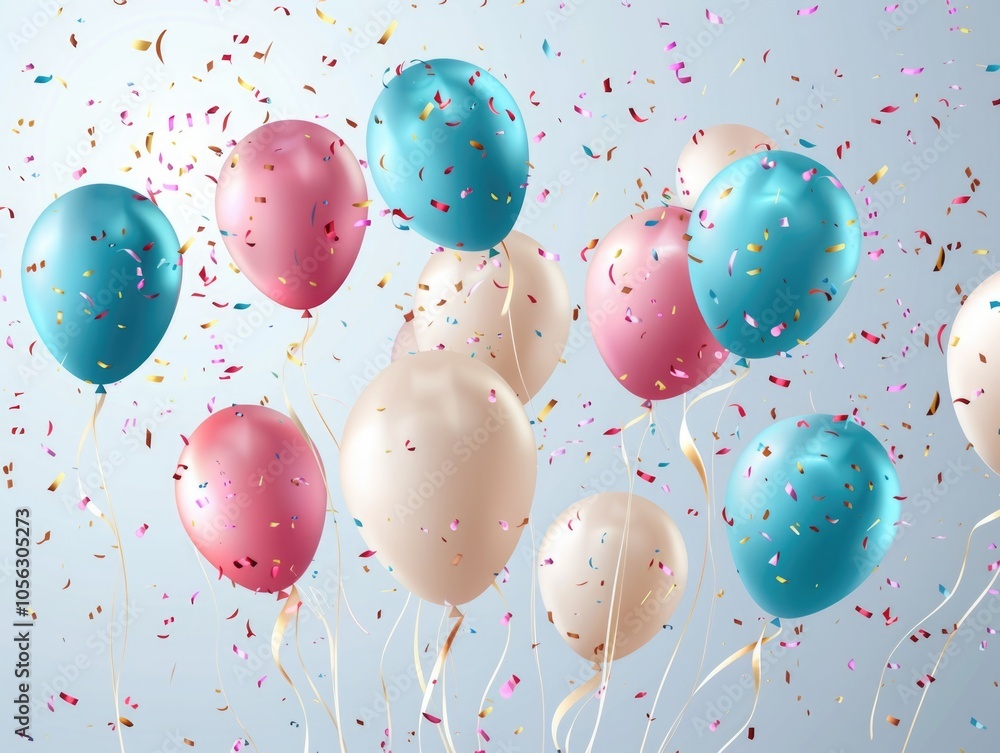 Colorful Balloons Celebration Colorful Balloons Celebration