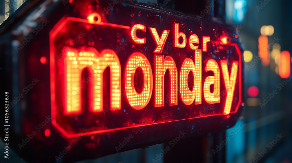 Visuel moderne pour Cyber Monday, avec offres spéciales et style numérique Visuel moderne pour Cyber Monday, avec offres spéciales et style numérique