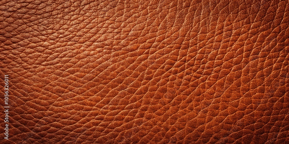Close-up Macro View of Brown Leather Texture, Featuring a Subtle Gradient and Distinctive Grain Pattern Close-up Macro View of Brown Leather Texture, Featuring a Subtle Gradient and Distinctive Grain Pattern