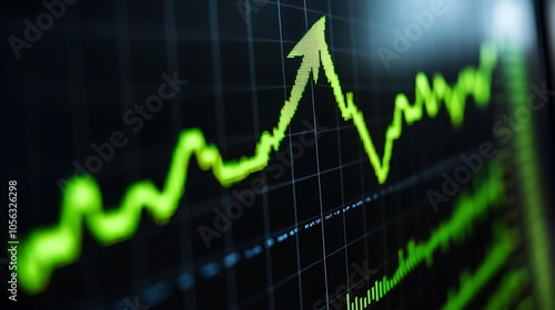 Analyzing market trends understanding financial growth through data visualization